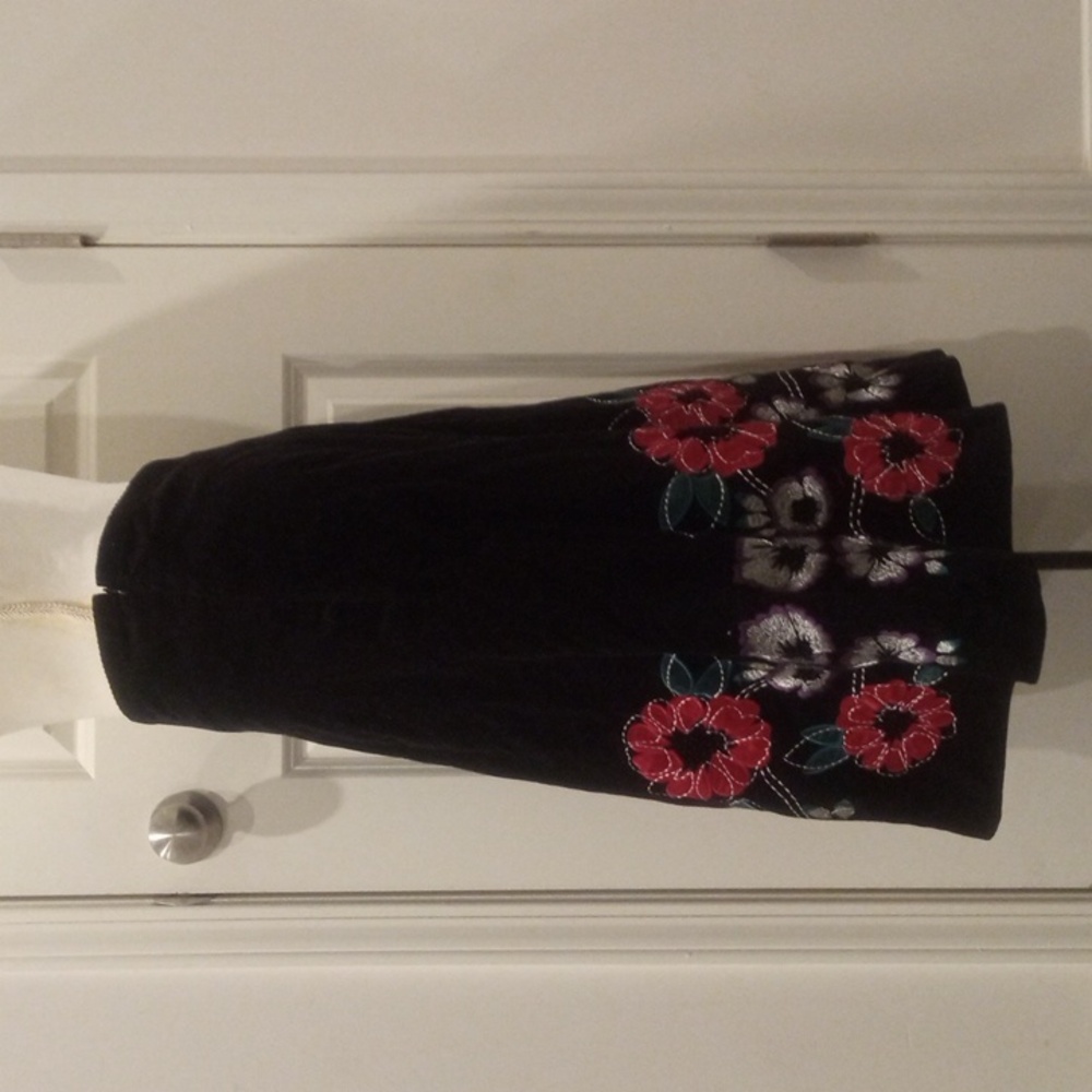 NWOT Rare Vintage Monsoon London Floral Embroidered  Skirt - Picture 3 of 17